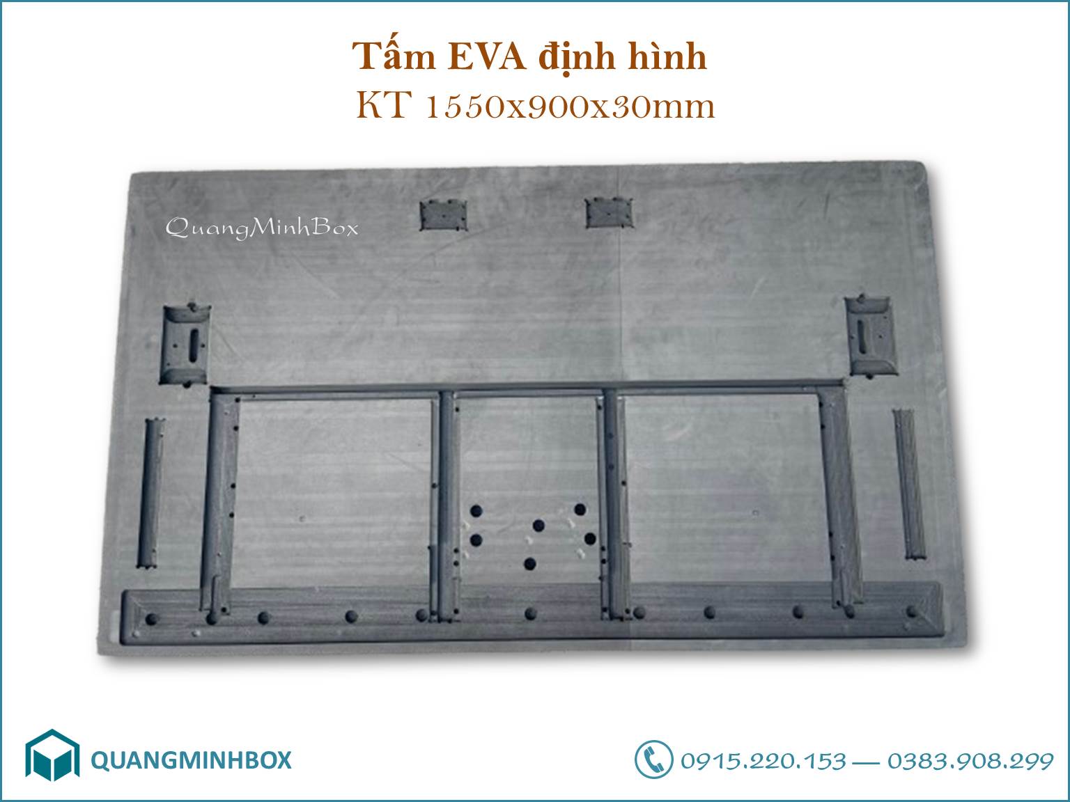 Tấm EVA định hình KT 1550x900x30mm